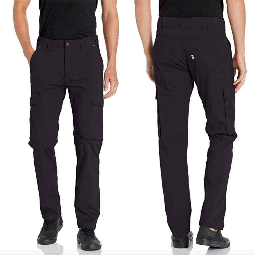Levis 502 Taper Hybrid Cargos Caviar Twill Pants
